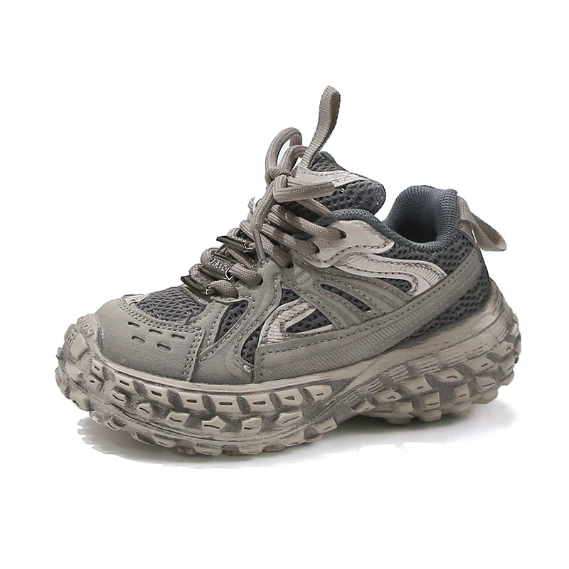 Dječje sportske tenisice, unisex, model 2025 proleće–jesen, tenisice u stilu tank s debelim potplatom
