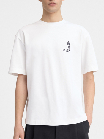 2025 Ανδρικό T‑shirt με εκτύπωση γραμμάτων, βαμβακερό, κοντομάνικο, φαρδιά γραμμή, στρογγυλός λαιμός, αναπνεύσιμο