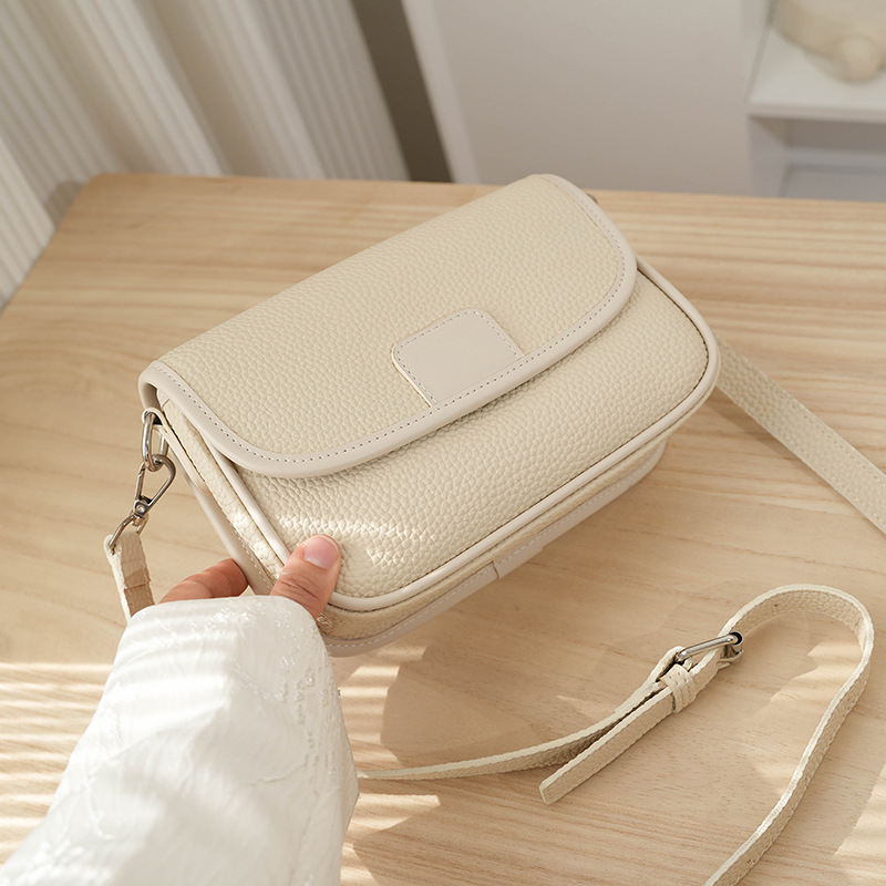 Modna ženska PU crossbody torba, jednobojna, mala kvadratna torba za ramena, proljeće 2025