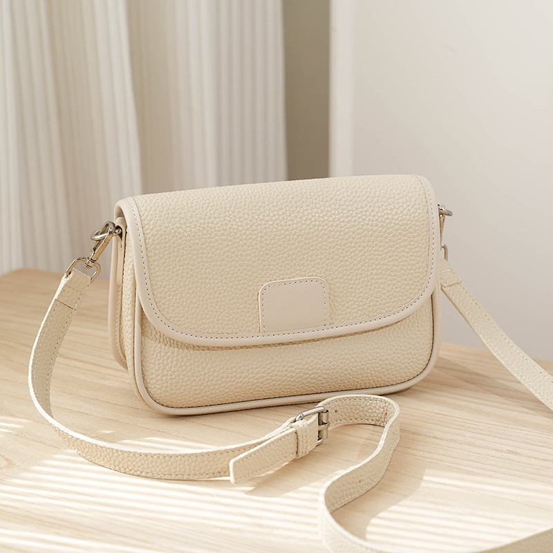 Modna ženska PU crossbody torba, jednobojna, mala kvadratna torba za ramena, proljeće 2025