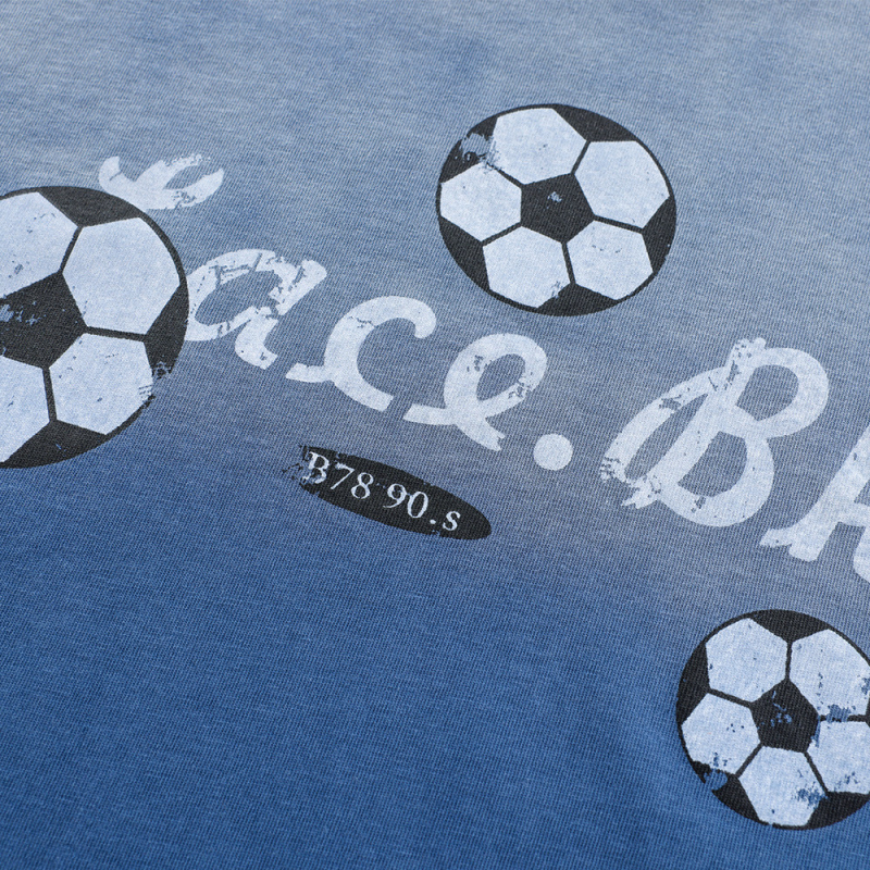 Ανδρική μακρυμάνικη μπλούζα T‑Shirt με tie-dye και σπρέι εκτύπωση, streetwear στυλ, φαρδιά γραμμή, 100% βαμβάκι, για άνοιξη και φθινόπωρο