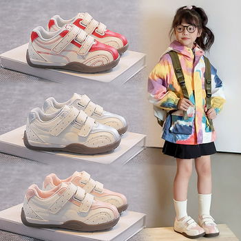 Dječje tenisice u korejskom stilu s točkastim uzorkom, na Velcro kopču, prozračne, protuklizne, izdržljive, za proljeće i jesen, unisex