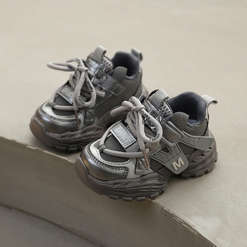 2026 Άνοιξη: Νέα Dad Sneakers με συνθετικό δέρμα για αγόρια και κορίτσια, ελαφριά, αντιολισθητικά, ευέλικτα αθλητικά παπούτσια για παιδιά, καθημερινά παιδικά παπούτσια