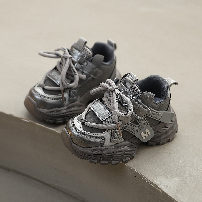 2026 Άνοιξη: Νέα Dad Sneakers με συνθετικό δέρμα για αγόρια και κορίτσια, ελαφριά, αντιολισθητικά, ευέλικτα αθλητικά παπούτσια για παιδιά, καθημερινά παιδικά παπούτσια