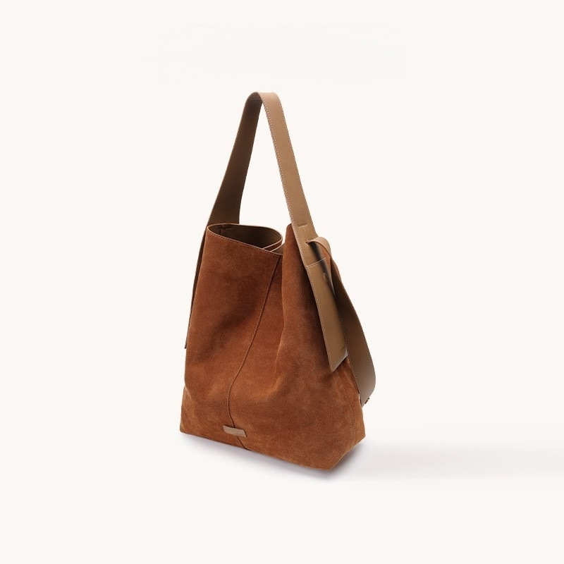 Bucket torba od velura za svakodnevnu upotrebu, s velikim kapacitetom, na ramenu ili crossbody, za žene