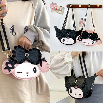 2024 nova ženska torbica za rame, sladak crtani print, trendy crossbody torba, casual i svestrana
