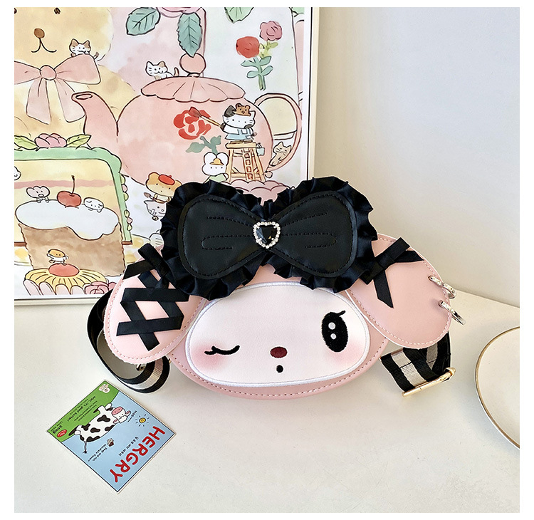 2024 nova ženska torbica za rame, sladak crtani print, trendy crossbody torba, casual i svestrana