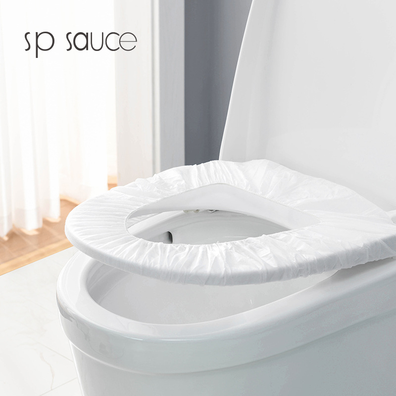 SP SAUCE Jednokratne navlake za WC sjedalo, za putovanja i trudnoću, vodootporne, netkani materijal, 10 komada
