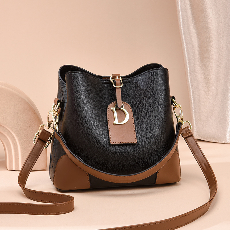 Ženska crossbody torba od PU, bucket stil, mala veličina, proljeće-ljeto, streetwear