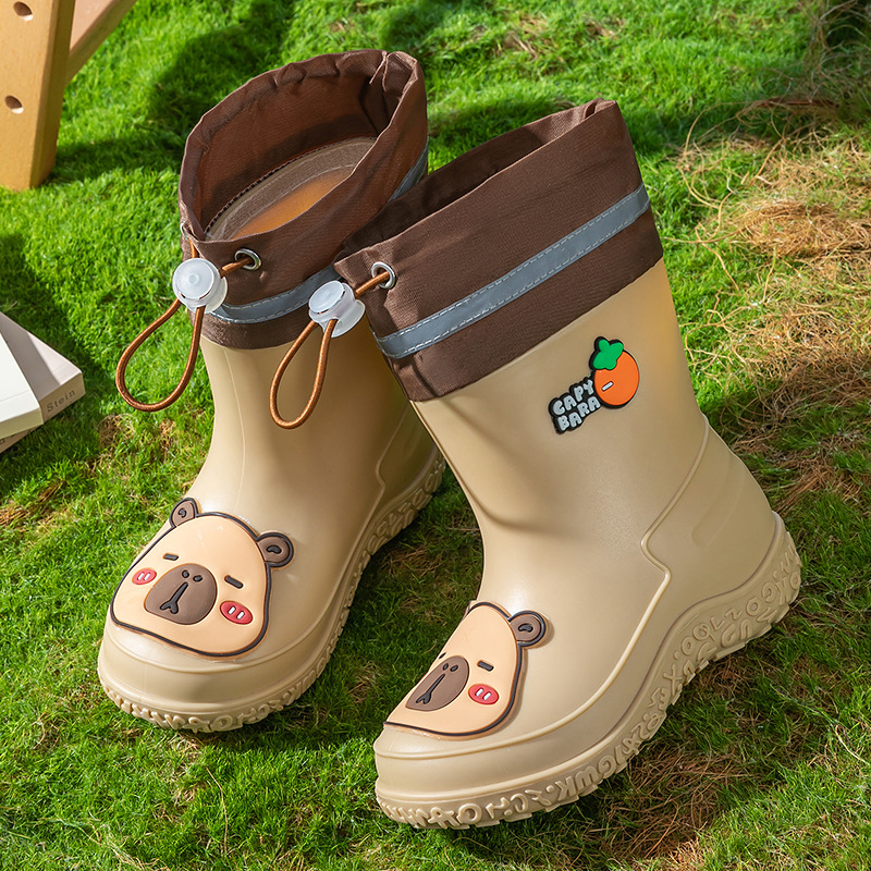 Dječje čizme za kišu s karikaturnim dizajnom, unisex, protuklizne, lake, vodootporne PVC čizme za djecu 1–12 godina