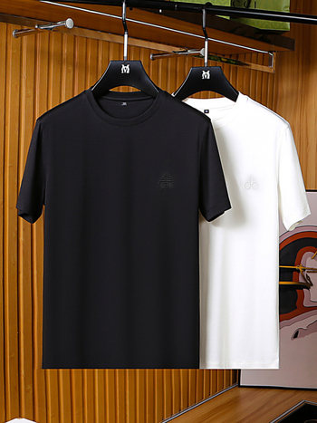 Muška ljetna T‑shirt kratkih rukava od pamuk-modalne smjese, s okruglim izrezom TES110