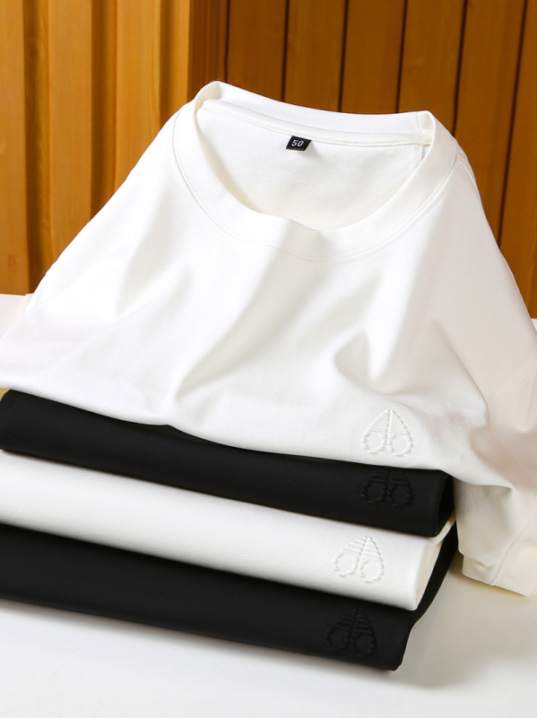 Muška ljetna T‑shirt kratkih rukava od pamuk-modalne smjese, s okruglim izrezom TES110