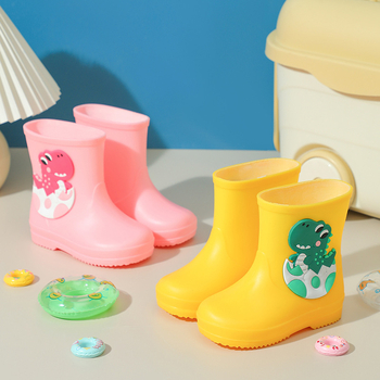 Dječje kišne čizme s dizajnom dinosaura, unisex, vodootporne