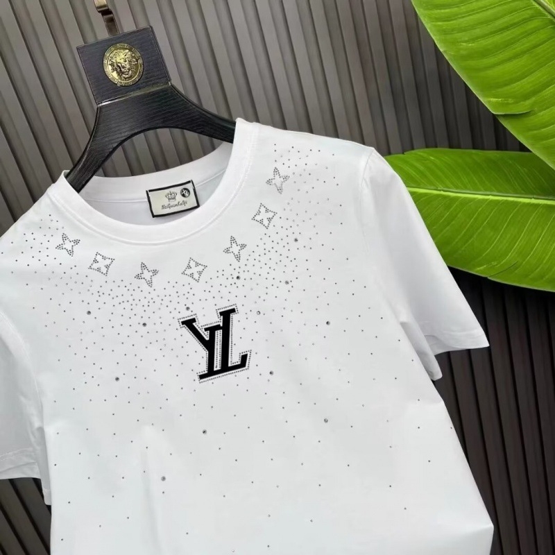 2024 nova muška majica kratkih rukava, euro-amer hip-hop stil, okrugli izrez, ljetni bazni top