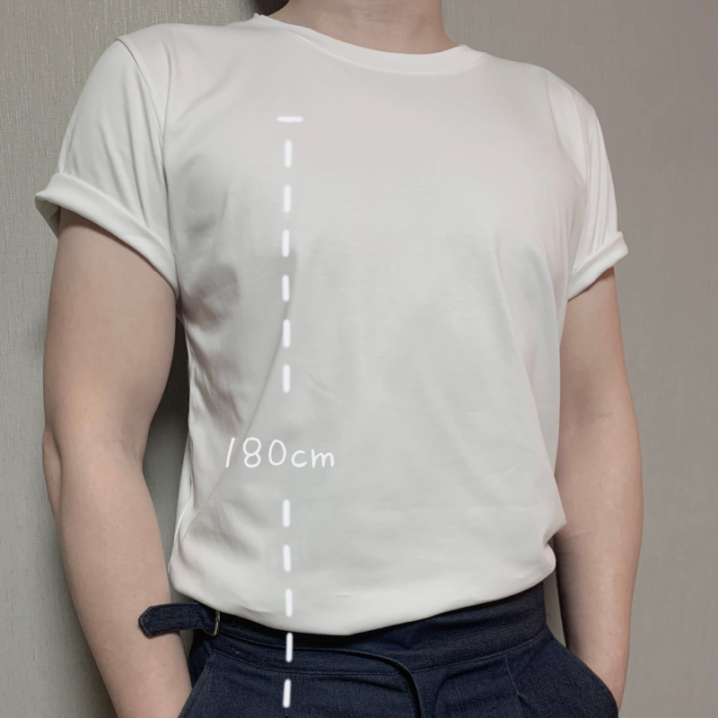 Muški kratki T‑shirt od dvostrano mercerizirane pamuka, ljetni opušteni kroj, okrugli vrat, osnovni top s geometrijskim uzorkom