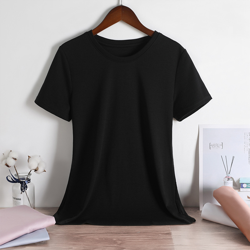 Muški kratki T‑shirt od dvostrano mercerizirane pamuka, ljetni opušteni kroj, okrugli vrat, osnovni top s geometrijskim uzorkom