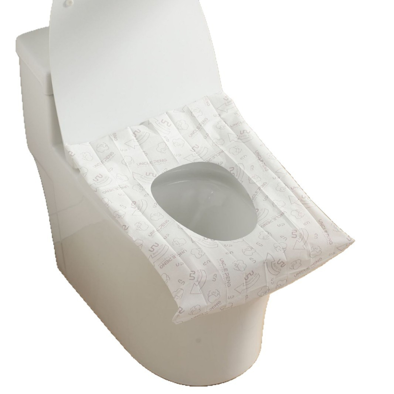 Set jednokratnih navlaka za WC sjedalo, netkani materijal, vodootporan, za putovanja i hotele