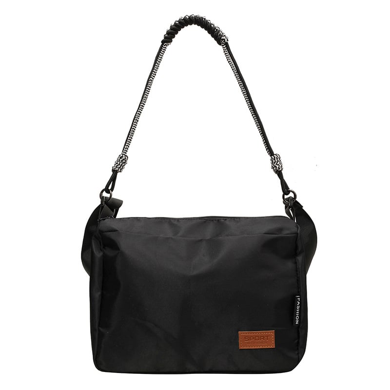 Najlonska ženska torba, velika kapaciteta, oblik jastuka, torba preko ramena ili crossbody, s teksturiranim završnim slojem