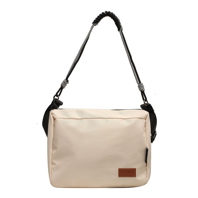 Najlonska ženska torba, velika kapaciteta, oblik jastuka, torba preko ramena ili crossbody, s teksturiranim završnim slojem