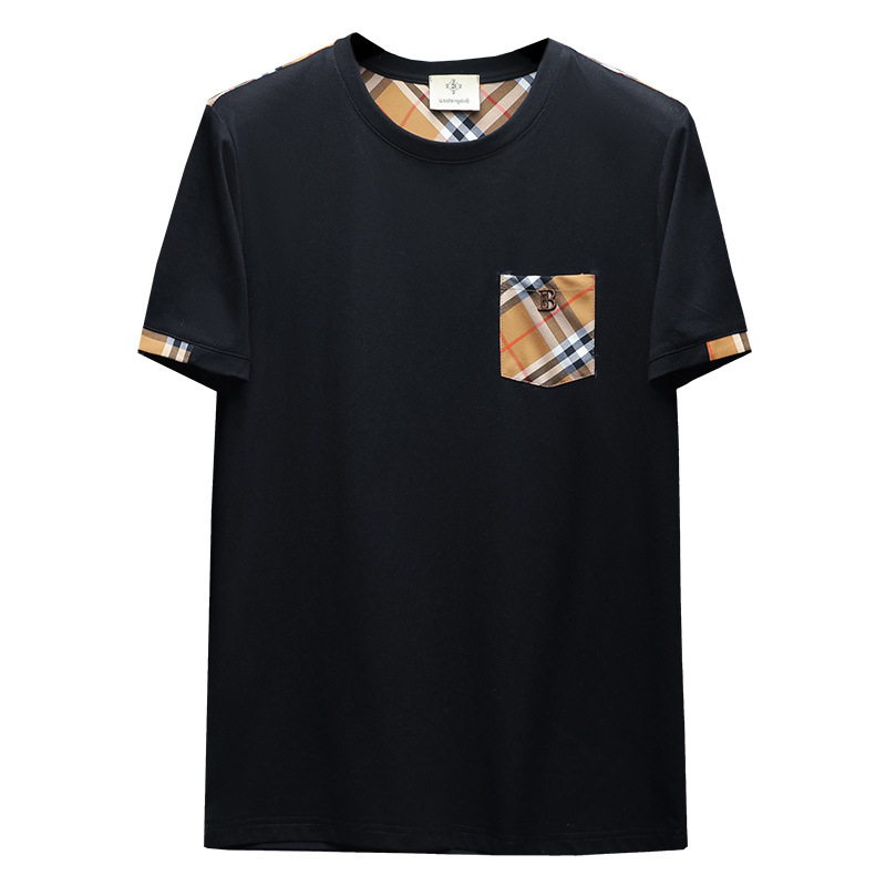 Muški slim-fit kratkih rukava T-shirt s okruglim izrezom i printom, mercerizirana pamuk
