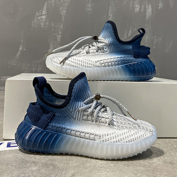 Dječje jesenske Flyknit tenisice s anti-slip sole, Coconut stil, unisex