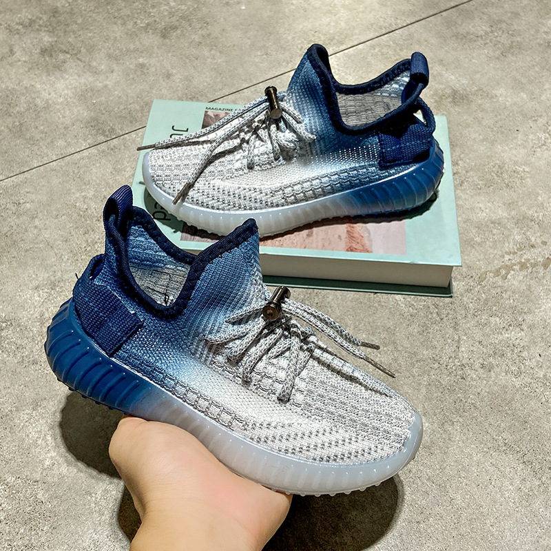 Dječje jesenske Flyknit tenisice s anti-slip sole, Coconut stil, unisex