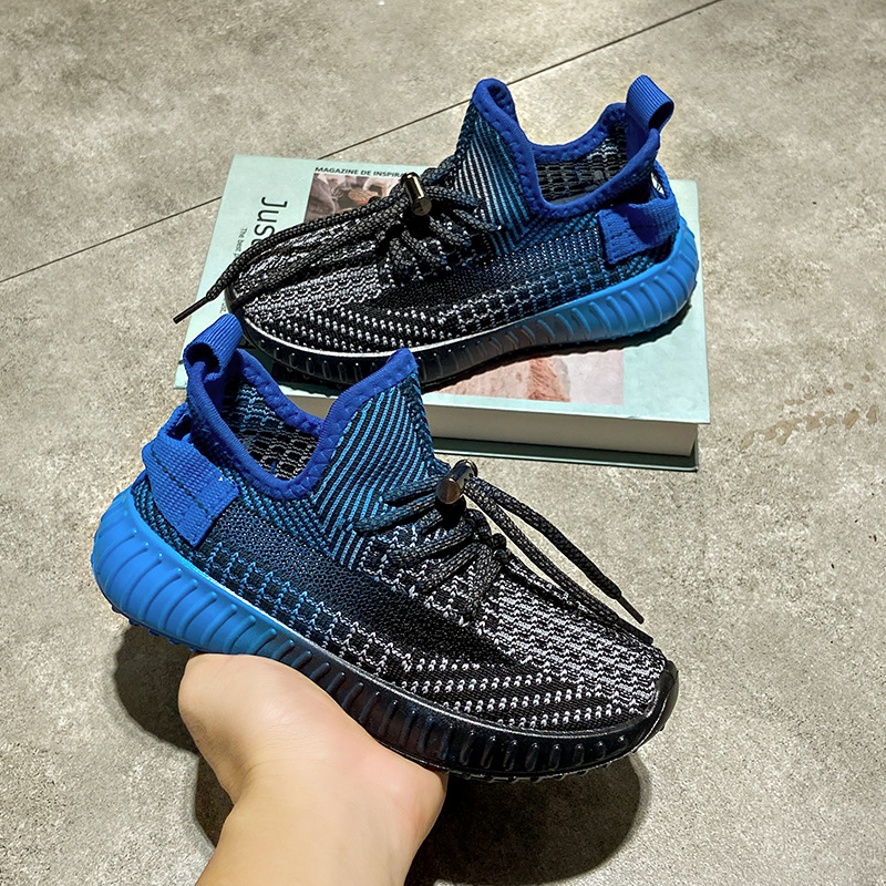 Dječje jesenske Flyknit tenisice s anti-slip sole, Coconut stil, unisex