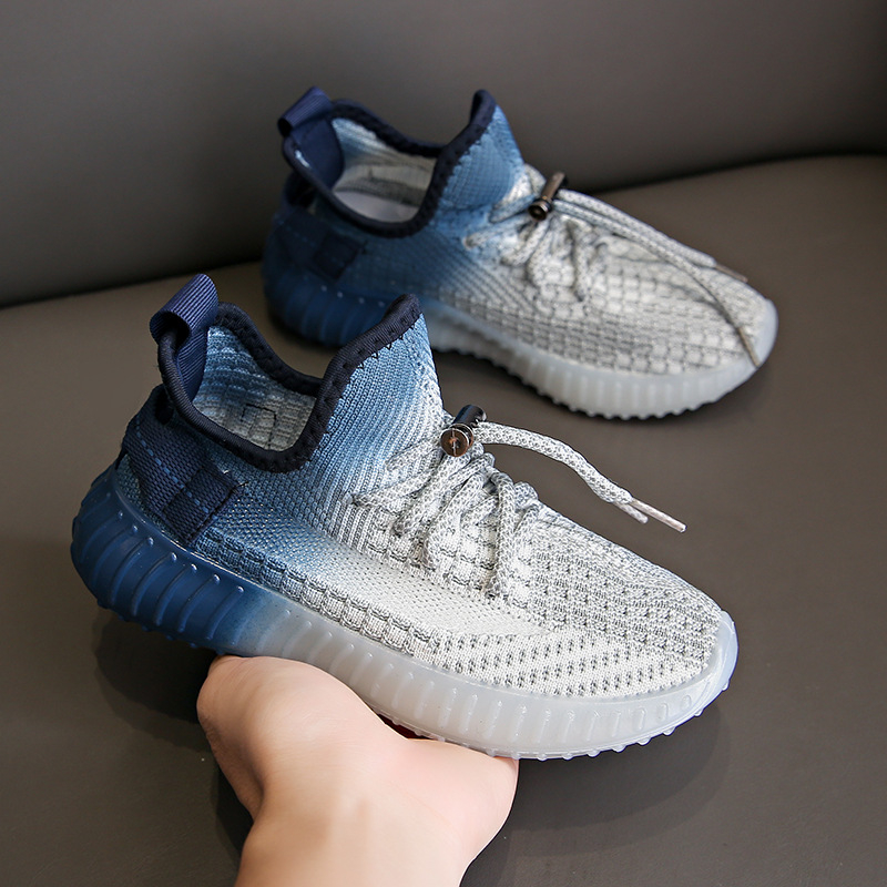 Dječje jesenske Flyknit tenisice s anti-slip sole, Coconut stil, unisex