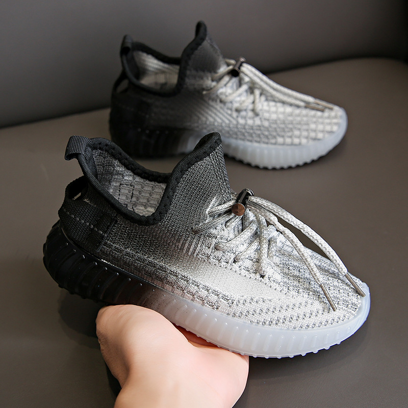 Dječje jesenske Flyknit tenisice s anti-slip sole, Coconut stil, unisex