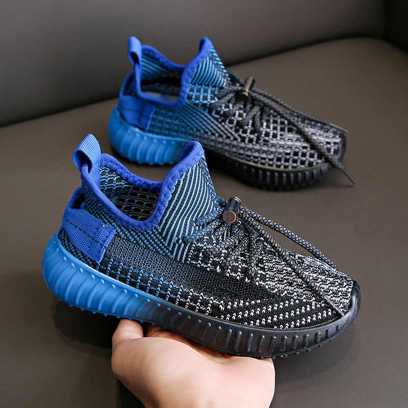 Dječje jesenske Flyknit tenisice s anti-slip sole, Coconut stil, unisex