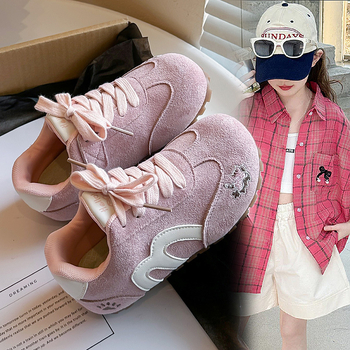Dječje modne tenisice za proleće–ljeto 2026, jednofarbne casual tenisice s Velcro kopčom, unisex