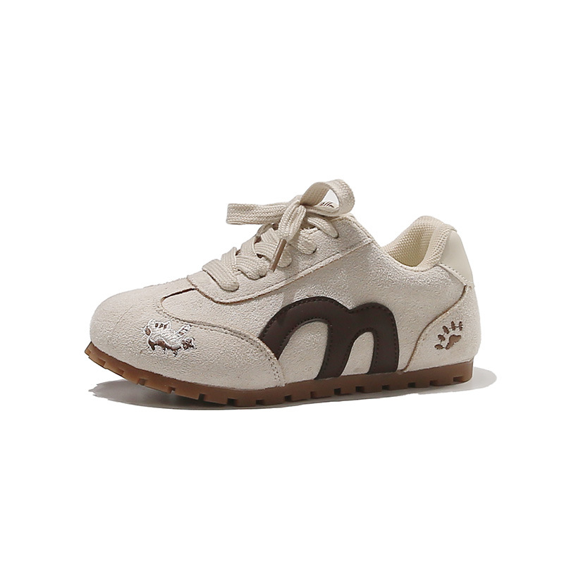 Dječje modne tenisice za proleće–ljeto 2026, jednofarbne casual tenisice s Velcro kopčom, unisex