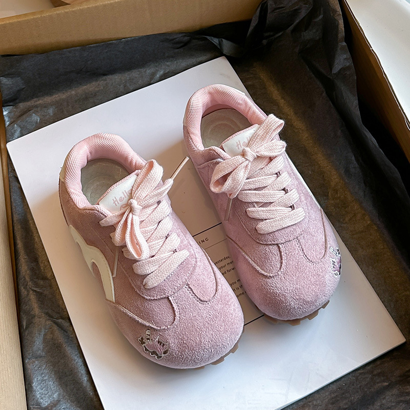 Dječje modne tenisice za proleće–ljeto 2026, jednofarbne casual tenisice s Velcro kopčom, unisex