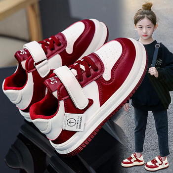 Κορίτσια Κόκκινα Καμβά Sneakers, 2024 Άνοιξη-Φθινόπωρο, για Παιδιά 4–16 ετών