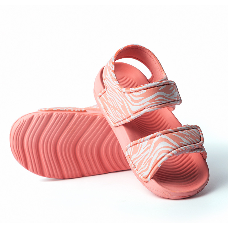 Ljetne nove dječje sandale – vodootporne plažne tenisice s karikaturom žuta patka, Velcro zatvarač, protuklizni potplat