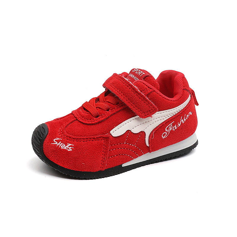 Παιδικά αθλητικά παπούτσια για φθινόπωρο, unisex, με Velcro, μαλακή σόλα, casual