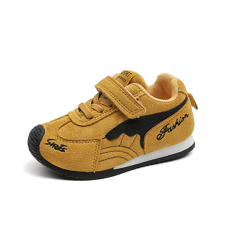 Παιδικά αθλητικά παπούτσια για φθινόπωρο, unisex, με Velcro, μαλακή σόλα, casual