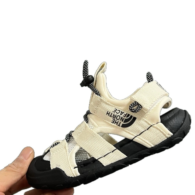 Beijia dječje sandale s zatvorenim prstom i mrežastom gornjom, ljeto 2025, unisex, casual sportske sandale s Velcro kopčanjem