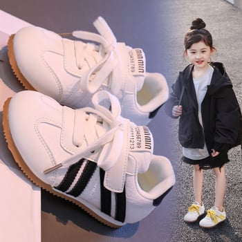 Dječje tenisice u stilu Converse, bijele lagane niske tenisice s Velcro kopčom, unisex, proljetni model 2026