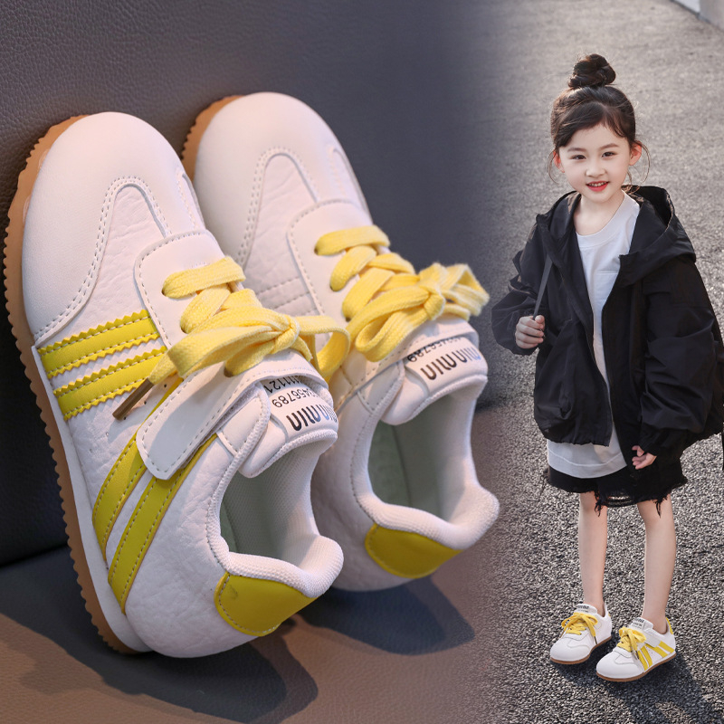 Dječje tenisice u stilu Converse, bijele lagane niske tenisice s Velcro kopčom, unisex, proljetni model 2026