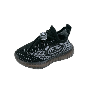 Παιδικά Flyknit αθλητικά παπούτσια Slip-On, αναπνεόμενα και ελαφριά για άνοιξη-φθινόπωρο 2025, για αγόρια και κορίτσια