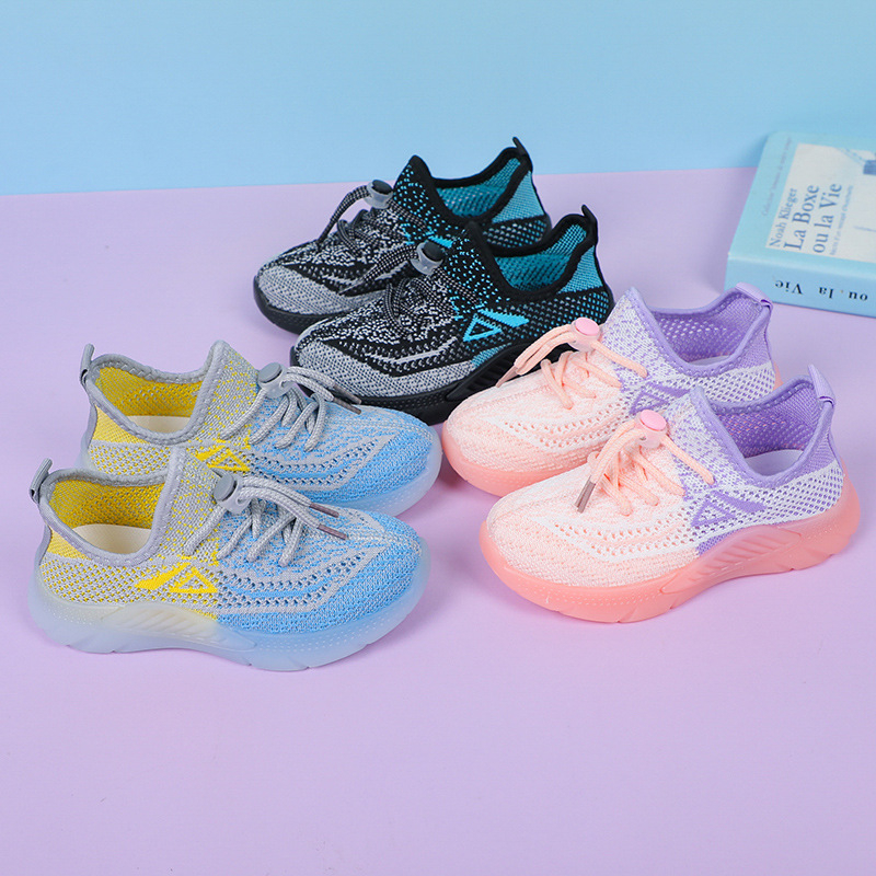 2023 proljeće-ljeto Flyknit dječje tenisice, dišuće, unisex, lagana meka đona, uzrast 7–16 godina