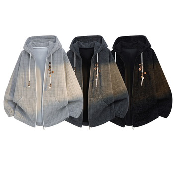 2026 Άνοιξη Ανδρικό Casual Hoodie Cardigan Φούτερ, Χαλαρή Γραμμή