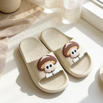GGGLU Sunčana cesta Dječje unutarnje papuče s crtama, Unisex, EVA pjena, veličine 32-38