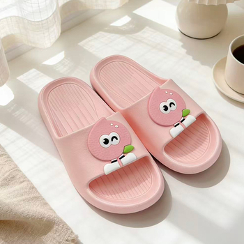 GGGLU Sunčana cesta Dječje unutarnje papuče s crtama, Unisex, EVA pjena, veličine 32-38