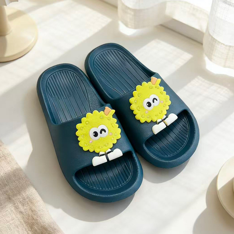 GGGLU Sunčana cesta Dječje unutarnje papuče s crtama, Unisex, EVA pjena, veličine 32-38