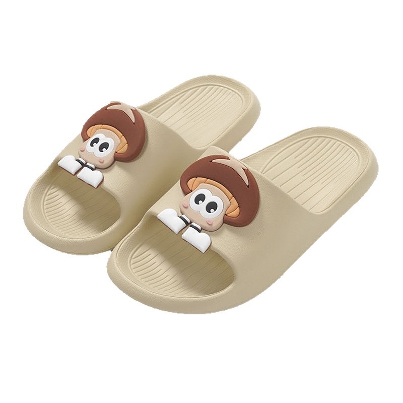 GGGLU Sunčana cesta Dječje unutarnje papuče s crtama, Unisex, EVA pjena, veličine 32-38