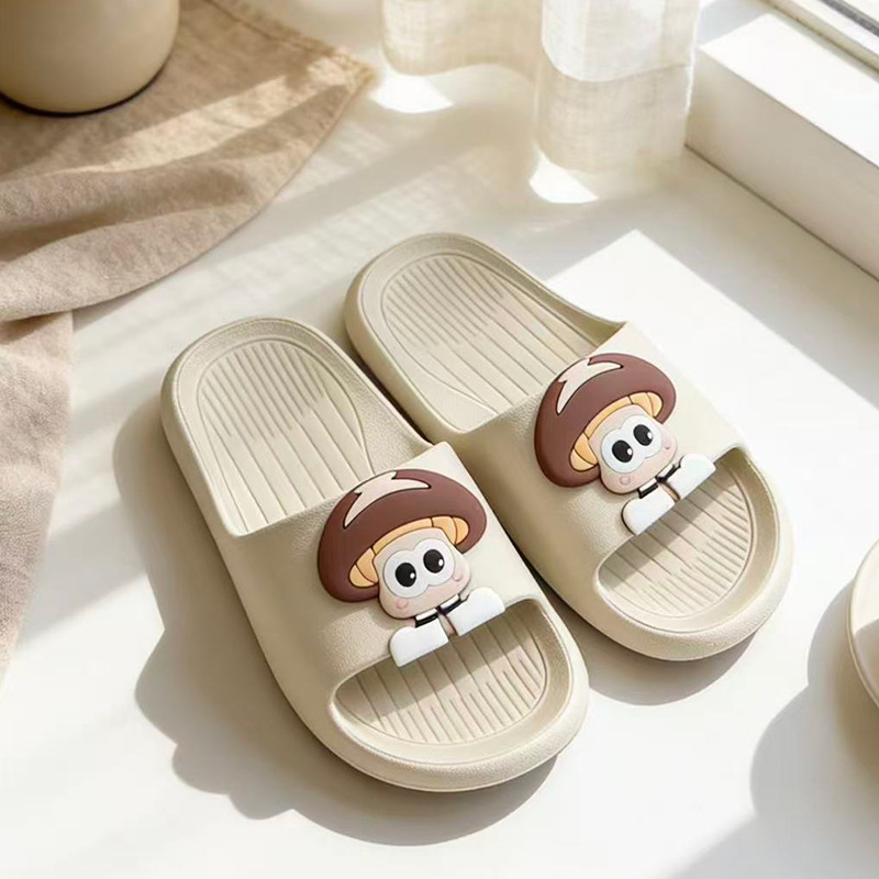GGGLU Sunčana cesta Dječje unutarnje papuče s crtama, Unisex, EVA pjena, veličine 32-38