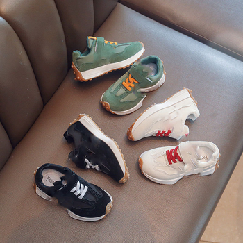 Dječje Forrest Gump tenisice, unisex sportske tenisice s Velcro kopčanjem, gornji dio od umjetne kože, EVA potplat, za proljeće, ljeto i jesen