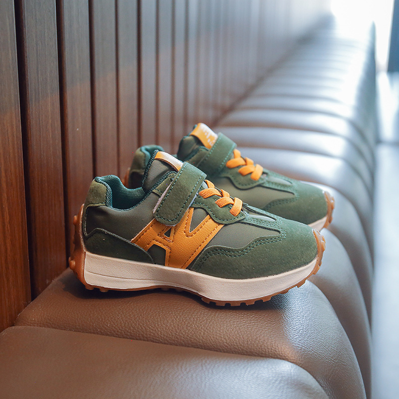 Dječje Forrest Gump tenisice, unisex sportske tenisice s Velcro kopčanjem, gornji dio od umjetne kože, EVA potplat, za proljeće, ljeto i jesen